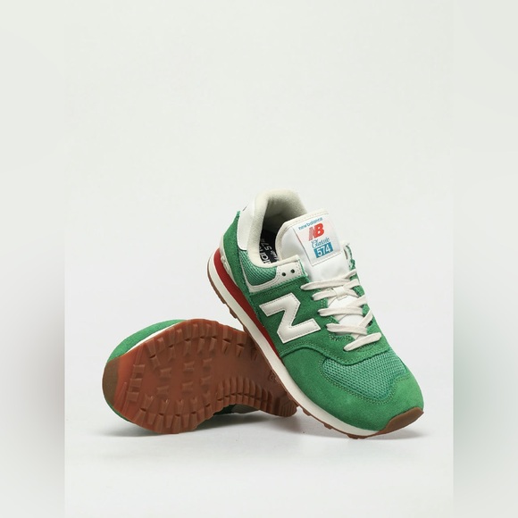 New Balance 574 flag green sneakers- Size 10 - Picture 2 of 7